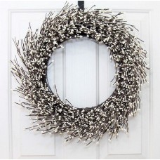 STORM DOOR WREATH - Farmhouse Decor - Ivory Pip Berry Wreath - Wedding Wreath   142703667955
